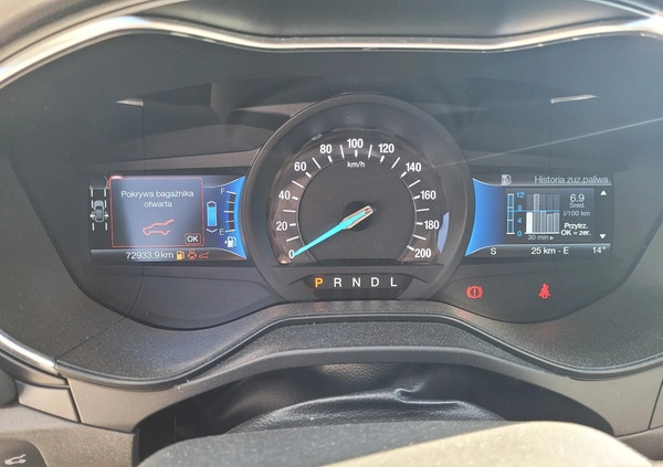 Ford Mondeo cena 85000 przebieg: 72933, rok produkcji 2019 z Warszawa małe 79